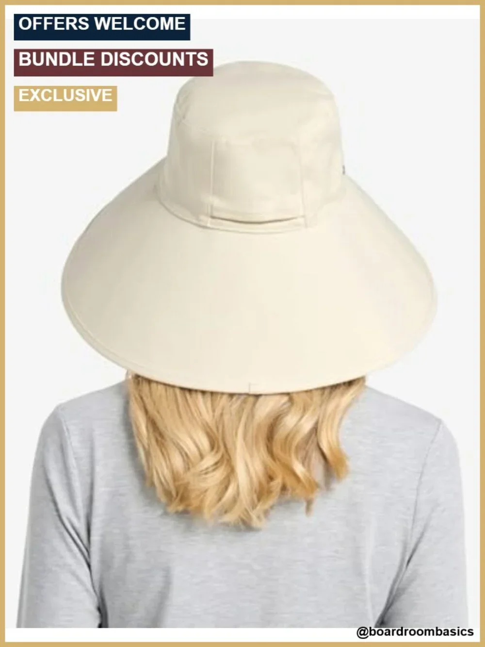 Women's UPF 50+ Wide Brim Sun Hat | Packable Travel Beach Hat
